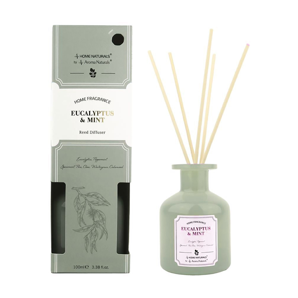 Аромадифузор Aroma Naturals Eucalyptus &amp; Mint Евкаліпт та м'ята, 100 мл